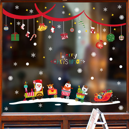 Christmas glass stickers