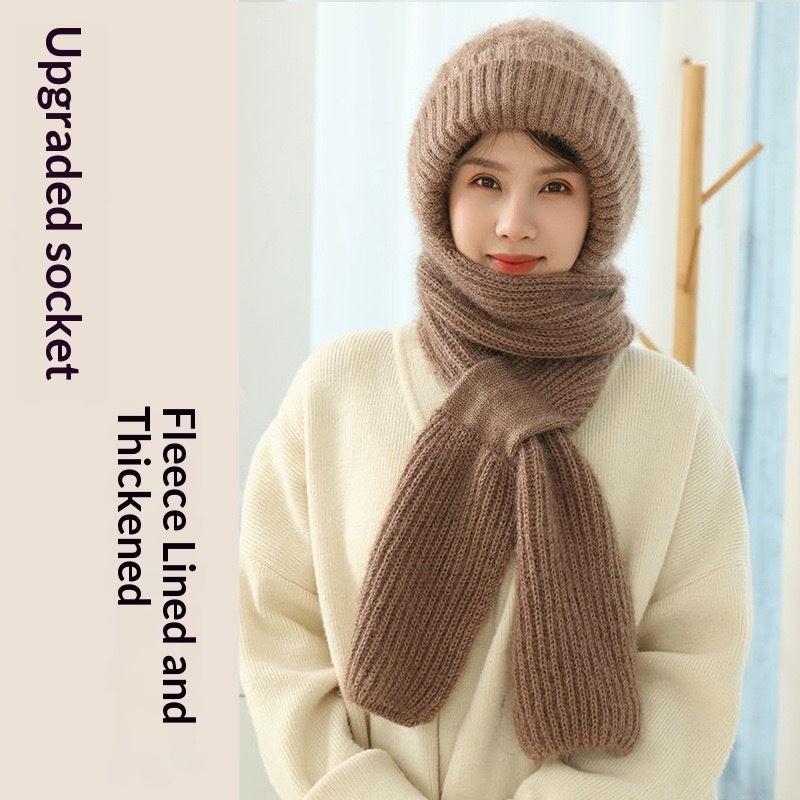Hand-knitted Stylish And Versatile Outdoor Cold And Wind-proof Hat