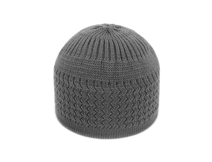 Autumn And Winter Hedging Knitted Wave Jacquard Neutral Dome Warm Woolen Toe Cap