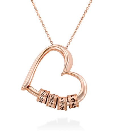 Personalized Heart Necklaces Women Jewelry Custom Name Necklaces & Pendants Mothers Day Gift