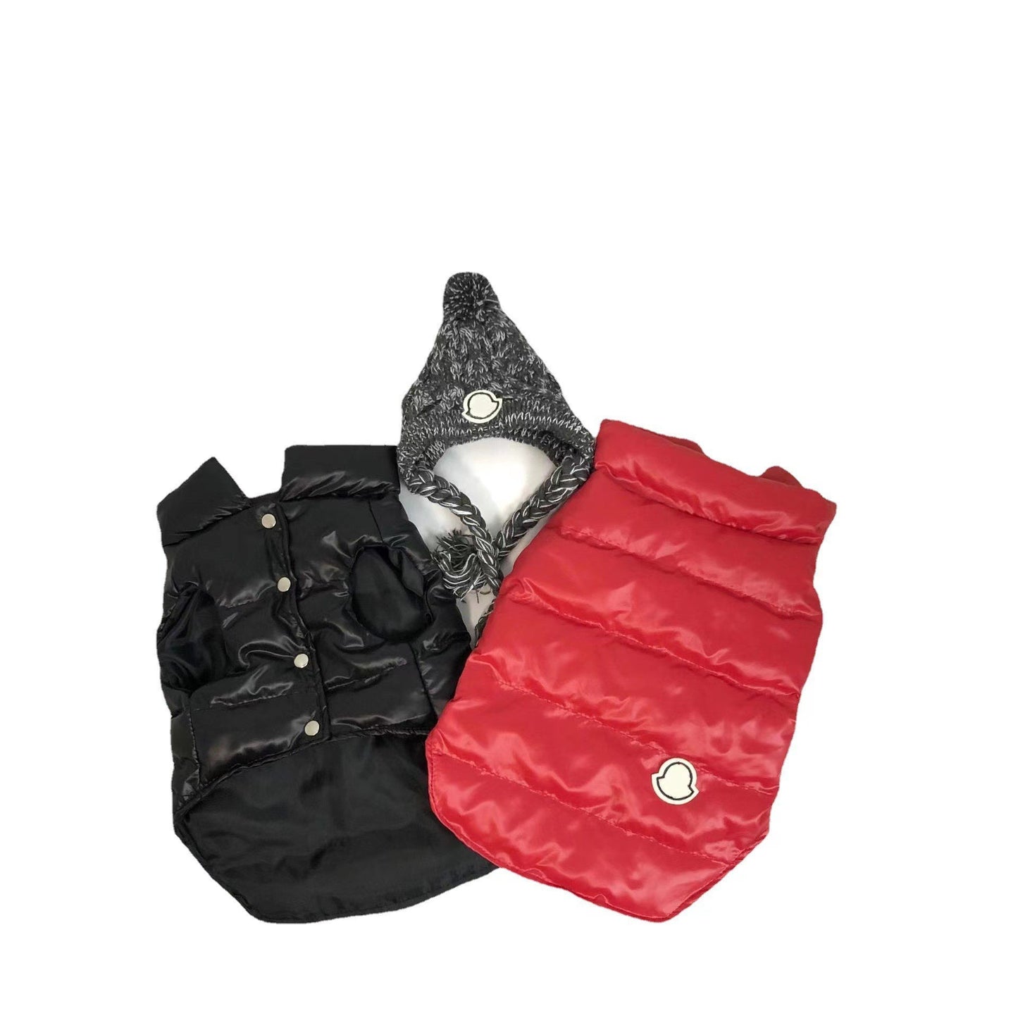 Warm And Thickened Pet Cotton Vest Tidal Inverted Triangle
