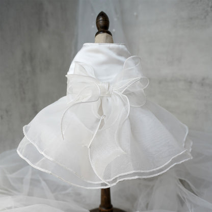 Wedding Dress Pet Skirt Gown