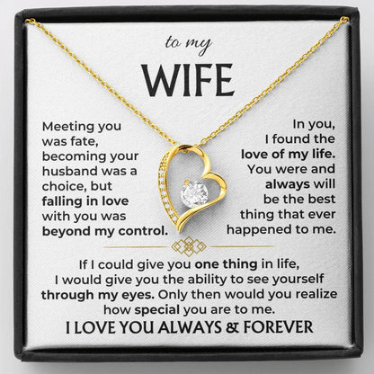 Hollow Love Necklace Pendant Valentine's Day Wife Gift