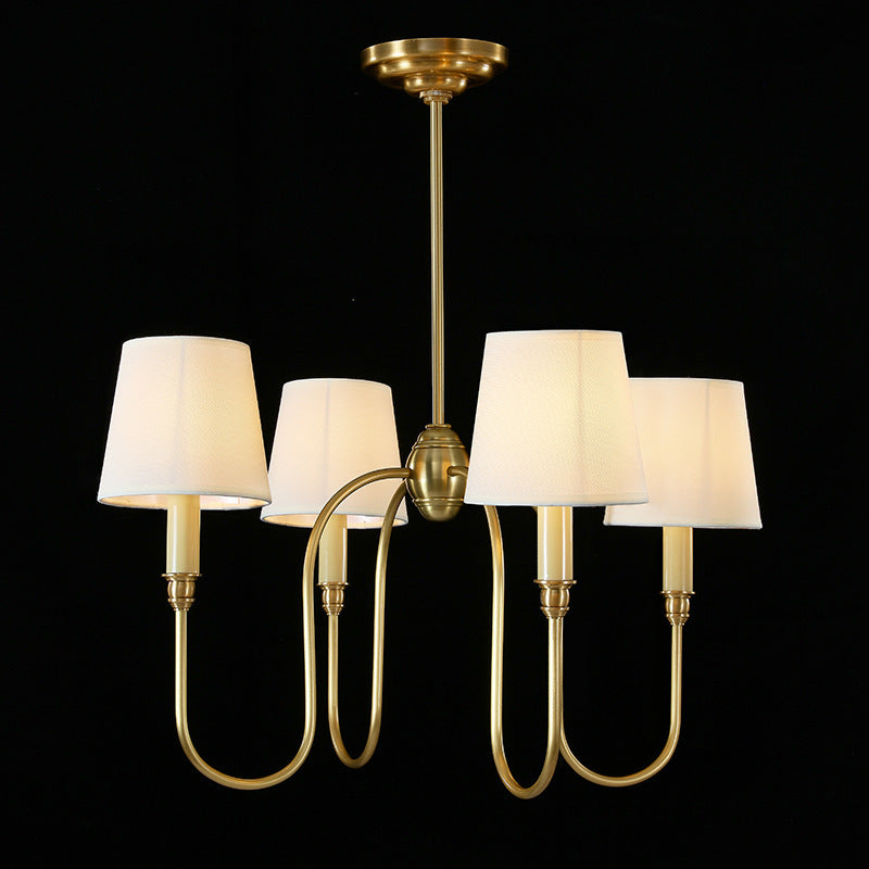 Copper Bedroom Chandelier Simple Living Room Dining Room Chandelier