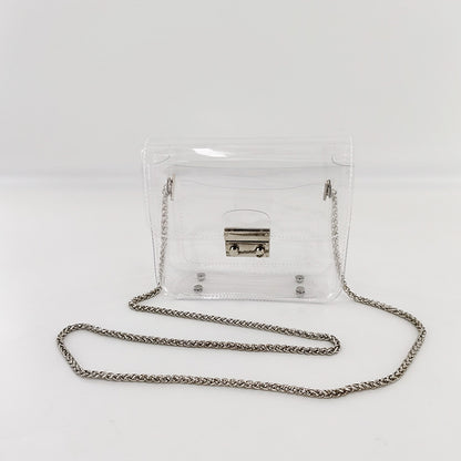 Jelly Transparent Wrapped PVC Chain Bag