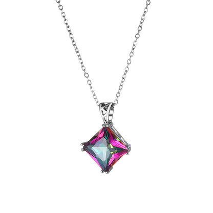 Necklace Stainless Steel Chain Jewelry Valentine's Day Gift Seven