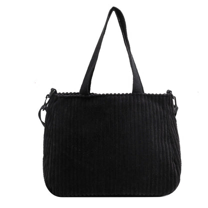 Corduroy Crossbody Shoulder Bag Women's Large Capacity