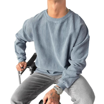 Casual Trends Round Neck Sweater Long Sleeve