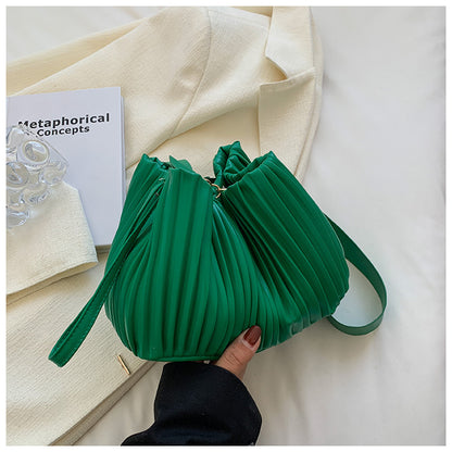 All-match Crossbody Shoulder Fashion Bucket Bag