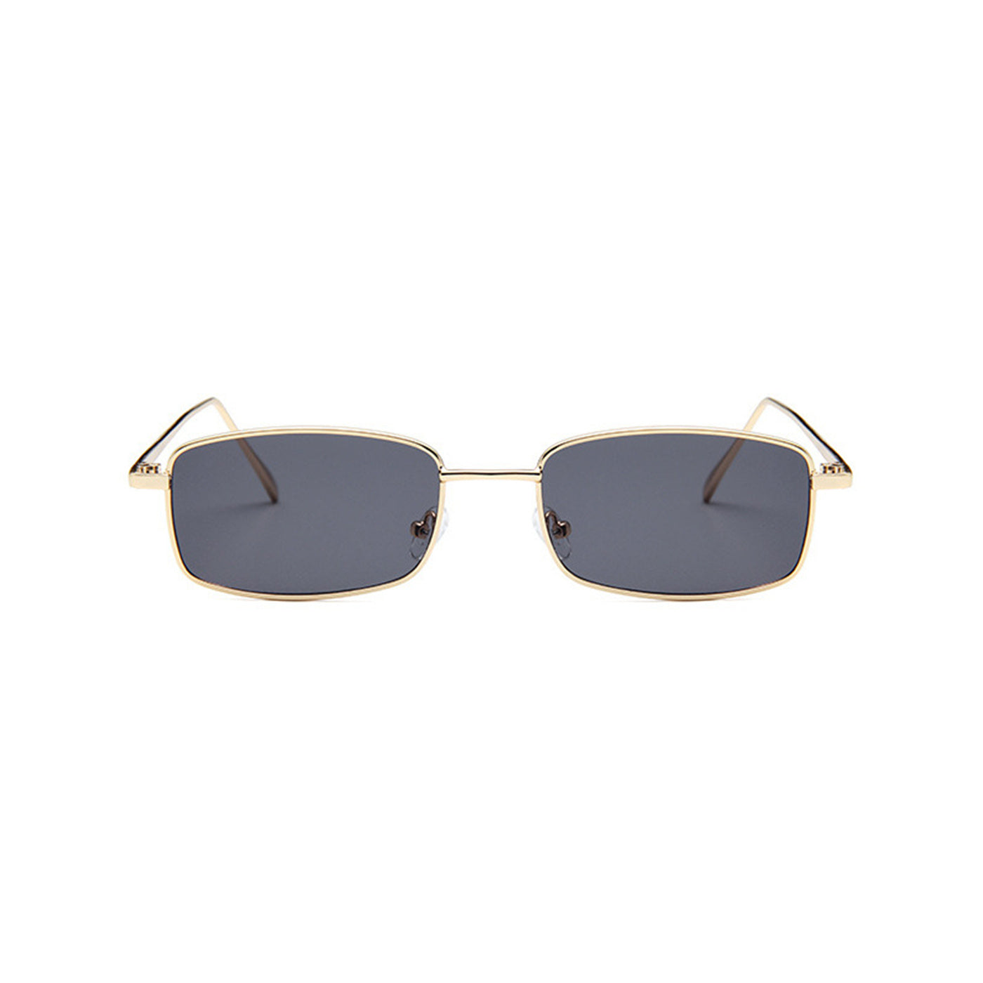 Retro Small Box Square Metal Glasses