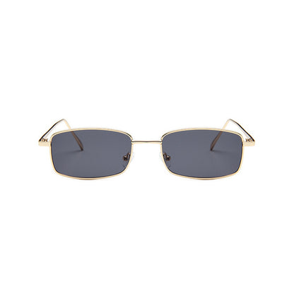 Retro Small Box Square Metal Glasses