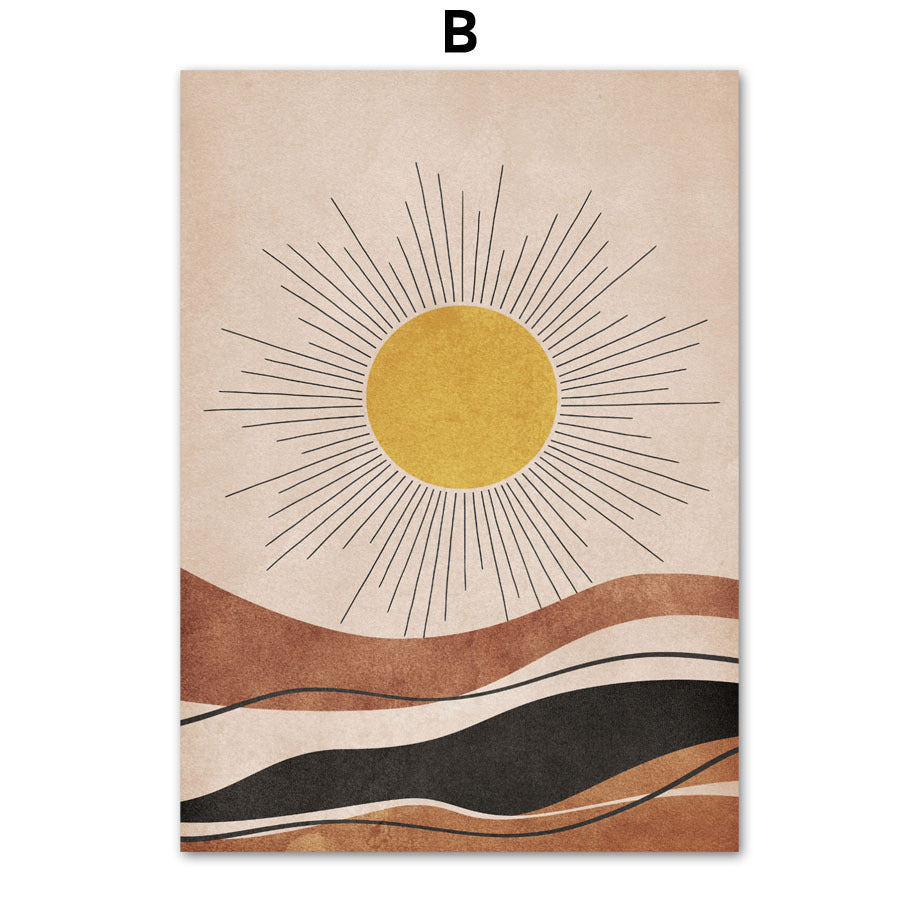 Living Room Decorated Canvas Painting