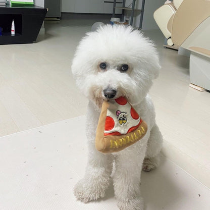 Pet Dog Pizza Sound Cute BB Call Sounding Toy