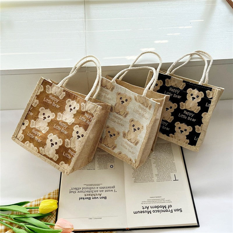 Bear Linen Women's Outing Handbag