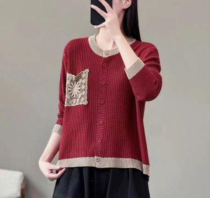 New Casual Outerwear Long-sleeve Cardigan Sweater