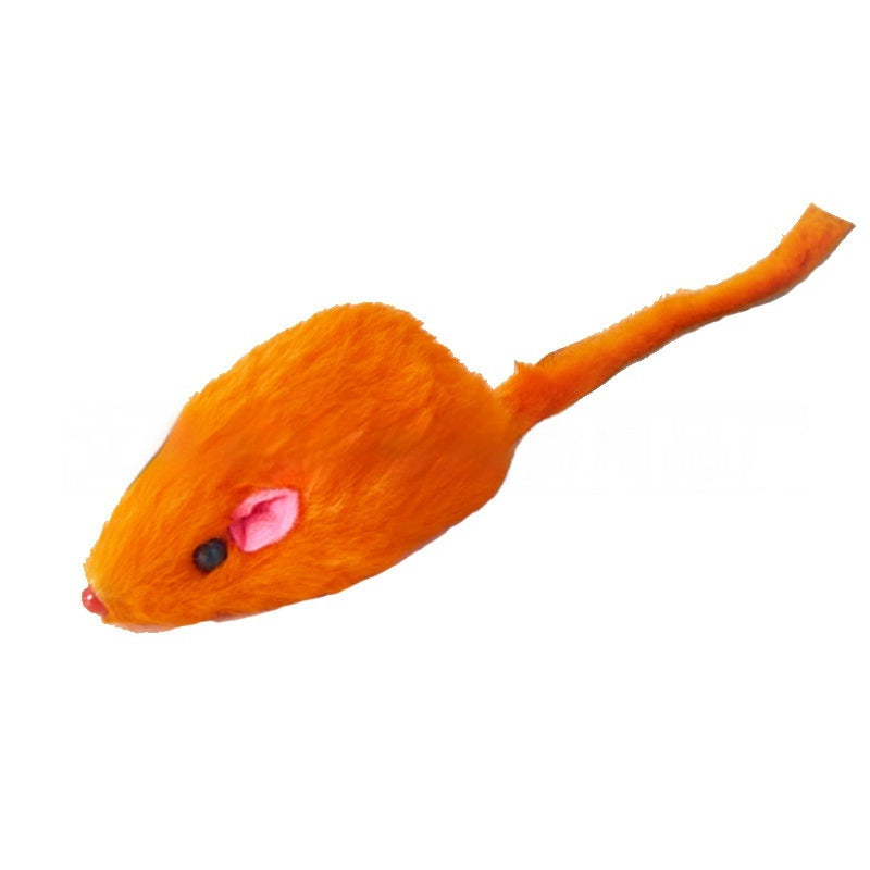 Cat Supplies 2-inch Rabbit Skin Mouse Self-Hi Toy