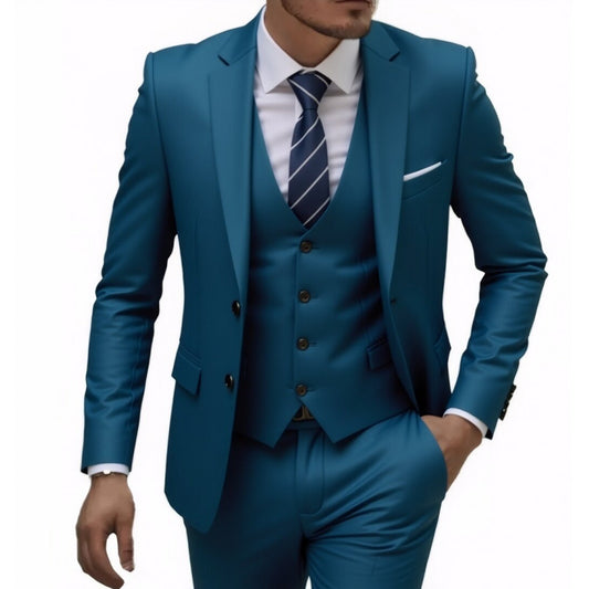 European And American Men's New Business Casual Suit Set