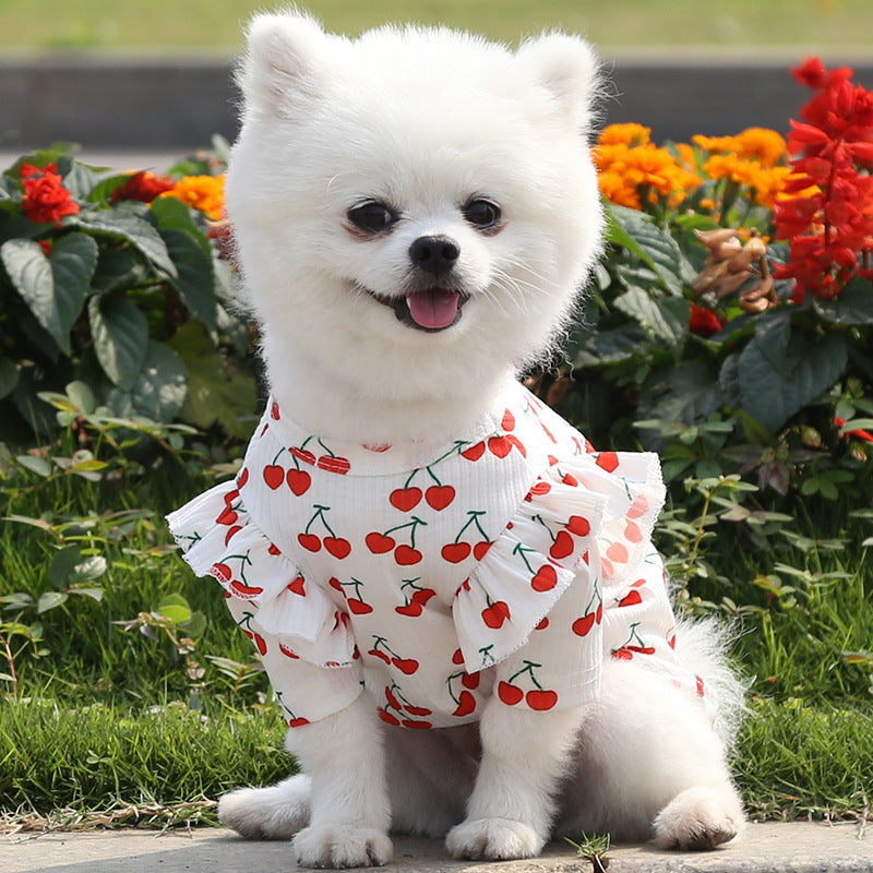 Fashion Personality Dog Bottoming Shirt Coat
