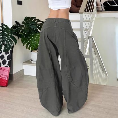 Vintage-Staubmopp in Kaffeebraun – Bodenreinigungsgerät im amerikanischen Retro-Stil