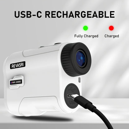 REVASRI Golf Rangefinder with Slope - Tournament Legal Laser Range Finder 1000 Yards