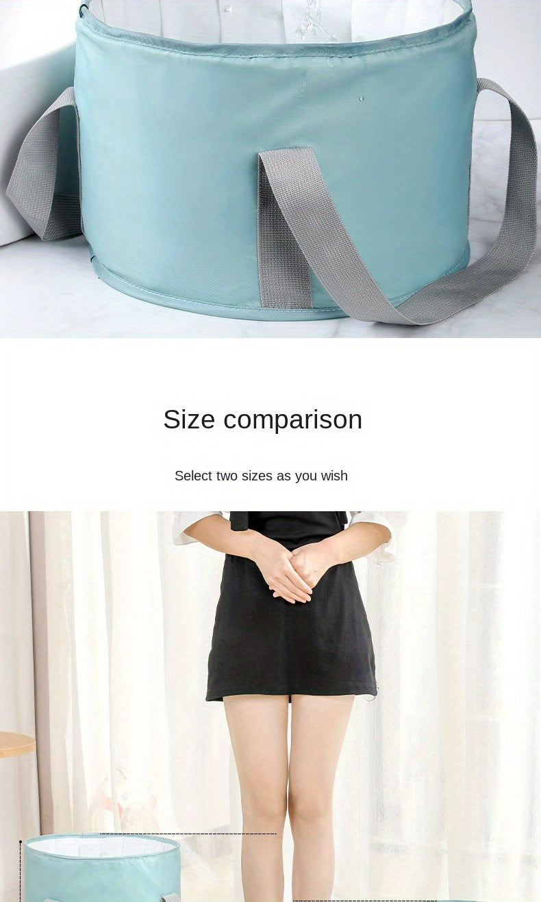Portable Foot Soaking Tub with Handle, Suitable for Fishing, Travel, and Camping, Insulated Foldable Foot Bath, Travel Foldable Foot Soaking Bag, Foot Soaking Tub, Portable Foot Soaking Tub