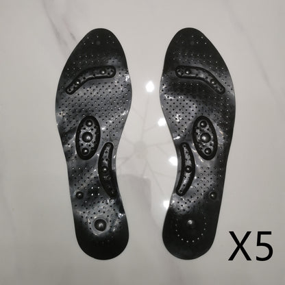 Transparent magnetic therapy insole with 8 magnets