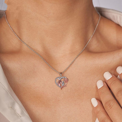 Fashion Girl And Horse Necklace Women's Valentine's Day Gift