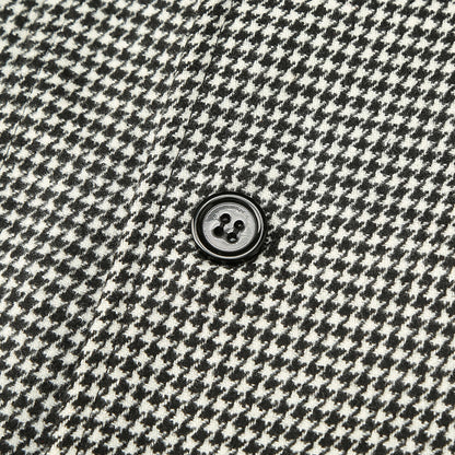 Herren-Trenchcoat, gestreift, zweireihig, mittellang