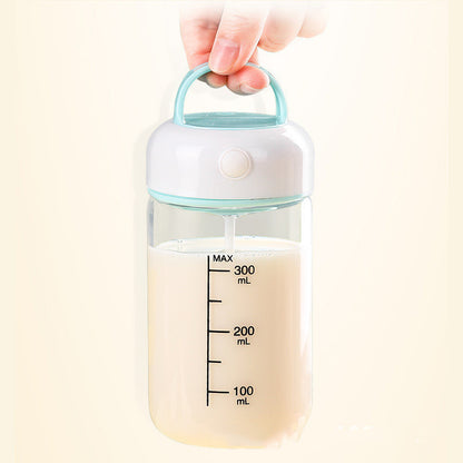 Automatischer, wiederaufladbarer, tragbarer und leiser Milchshake-Becher mit Auslaufschutz – ideal zum Mixen von Milchprodukten.