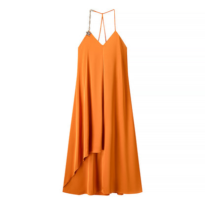 Women's Simple Style Slim Strap Dress