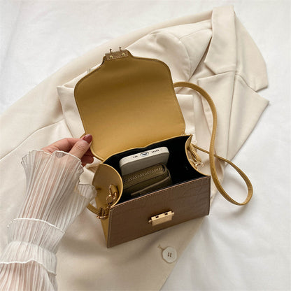 New All-match Shoulder Elegant Girls Crossbody Twist Lock Bag