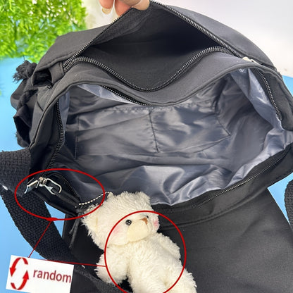 Premium Nylon Crossbody Messenger Bag - Large Capacity Shoulder Bag for Women & Men | Harajuku Style