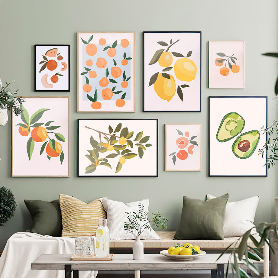 Living Room Decorated Canvas Painting