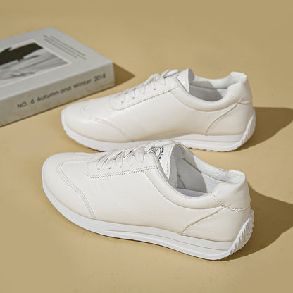 Autumn Casual Sports Trendy White Shoes For Women