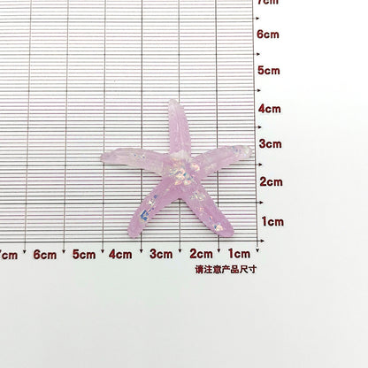 Handgefertigte DIY-Handyhülle aus Cremekleber, Accessoires aus Meeresharz, Seestern