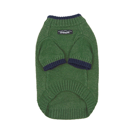 Contrast Color Two Legs Fall Winter Fashion Pet Sweater