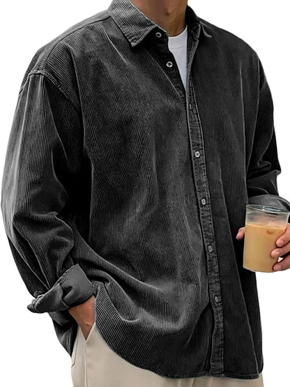 Casual Loose Men's Autumn And Winter Thick Shirt Jacket
