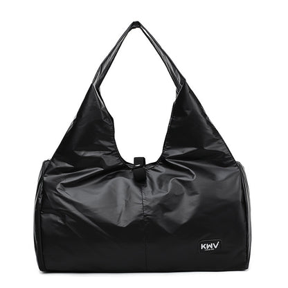 Solid color large capacity wear-resistant travel bag