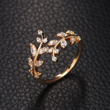 [Vine Style Stylish Ring] Stylish and Trendy Vine Style Ring, Elegant and Charming Ladies Ring, Ladies Ring Ornament