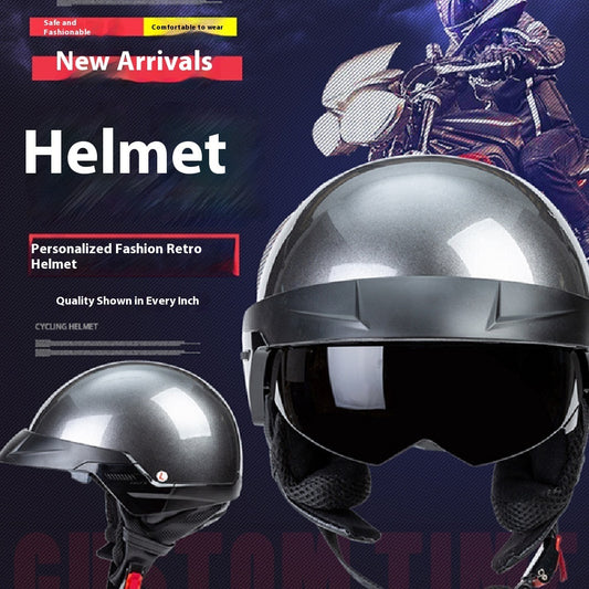 American Cruise Helmet Restraint Ears Surrounded Motorcycle Helmet