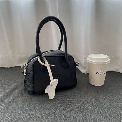 Blue Lychee Pattern One-shoulder Portable Shell Bag