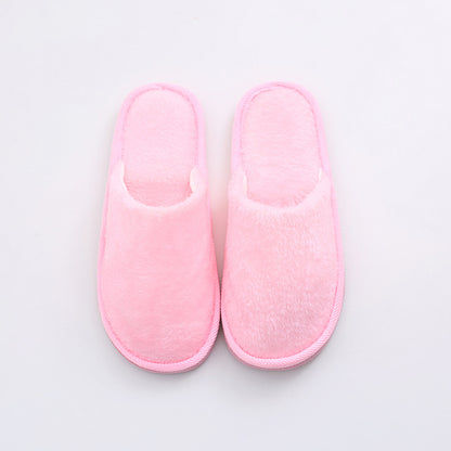 New plush indoor home autumn and winter wooden floor warm EVA moon cotton slippers Cixi men and women couples