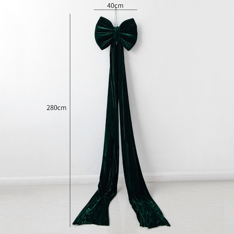 Christmas Decoration Velvet Large Bow Decoration