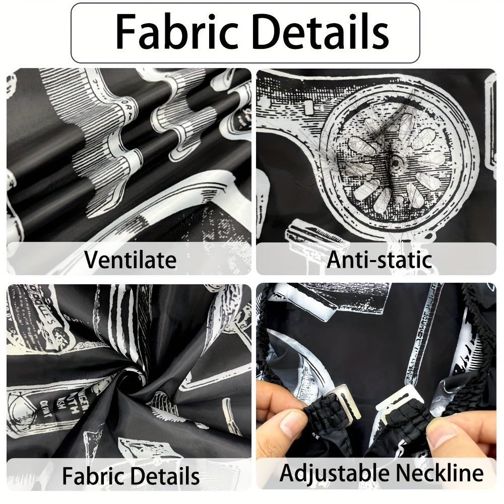 Professional Hair Cutting Cape, Salon Barber Cape, Hair Cutting Accessories, Waterproof Cloth Hair Cutting Apron