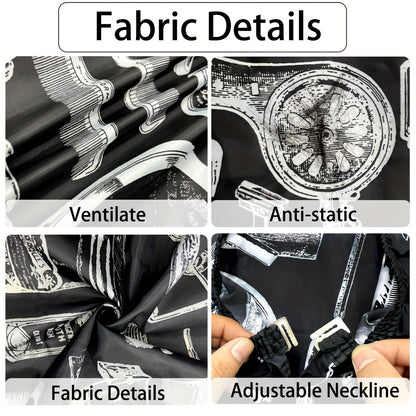 Professional Hair Cutting Cape, Salon Barber Cape, Hair Cutting Accessories, Waterproof Cloth Hair Cutting Apron