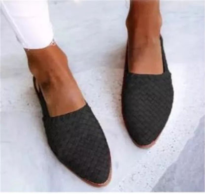 European And American Baotou Flat Sandals With Buckle
