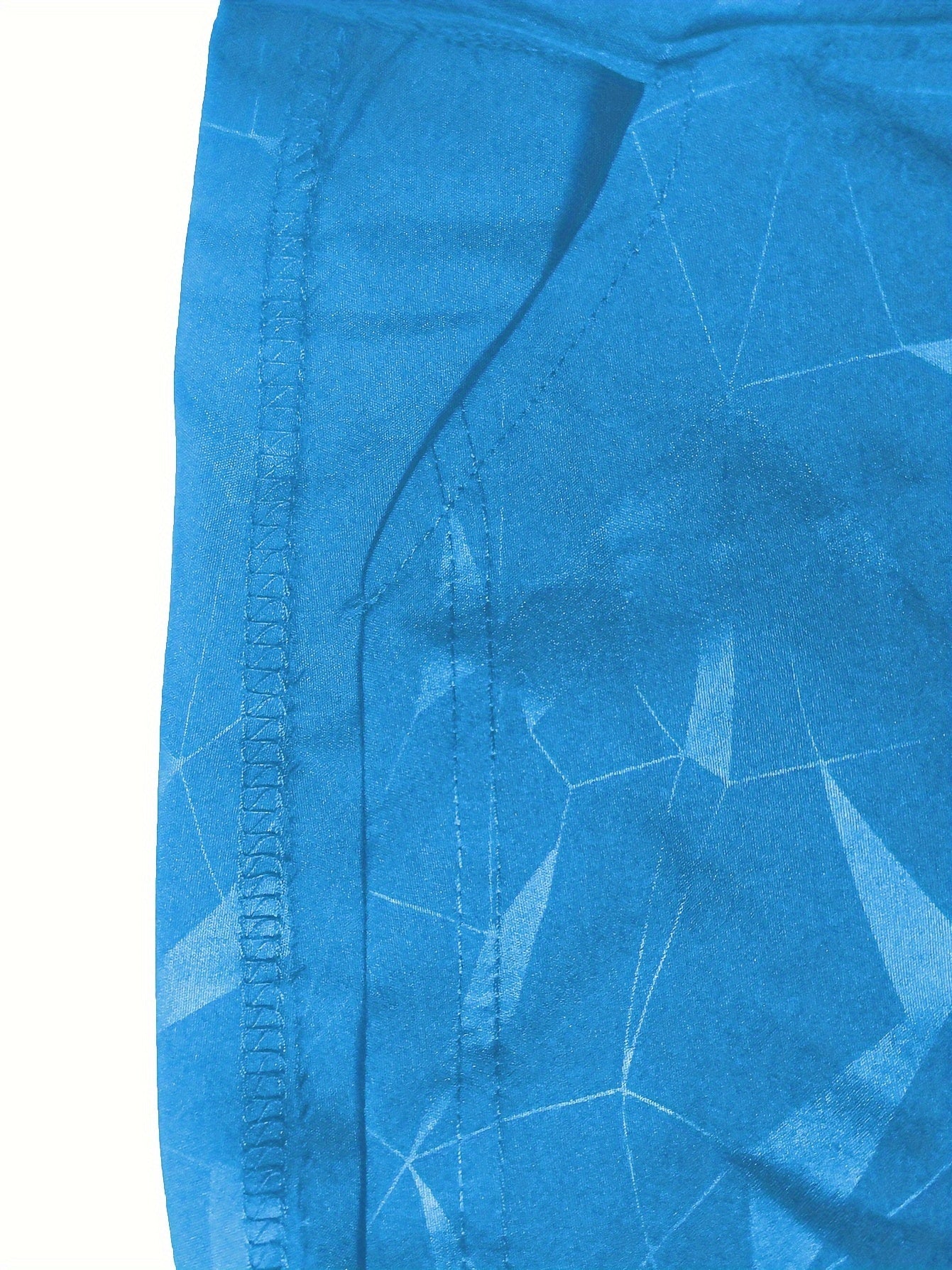 Men's "S's FINE" Athletic Shorts - Gray, Quick-Dry Polyester with Geometric Pattern, Elastic Waistband, Ideal for Running & Workouts, Machine Washable