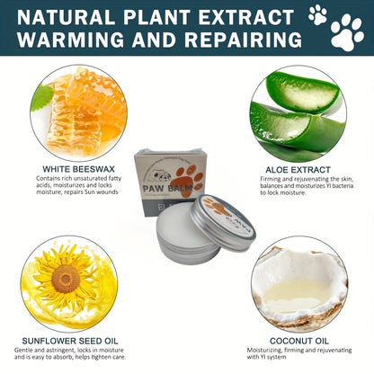 Natural Paw Balm for Dogs Heal and Repair Damaged Paws Against Heat Hot Pavement Sand Dirt Snow,  Canine Foot Care, Natural Pet Balm, Natural Ingredients Formula, Gentle Paw Treatment, Dog Owners, Outdoor Dog Walkers, Winter