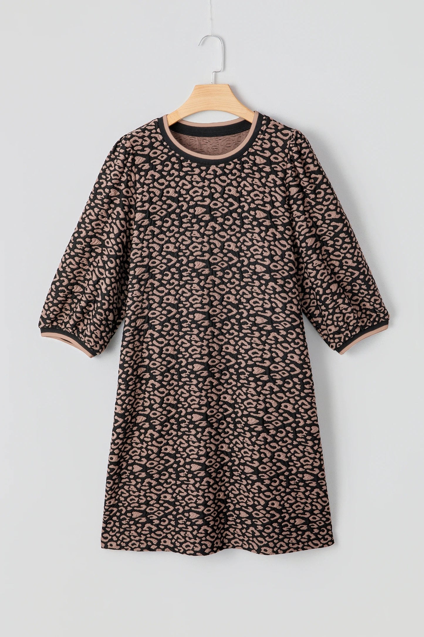 Women's Crab-patterned Printed Long-sleeve V-neck Dress