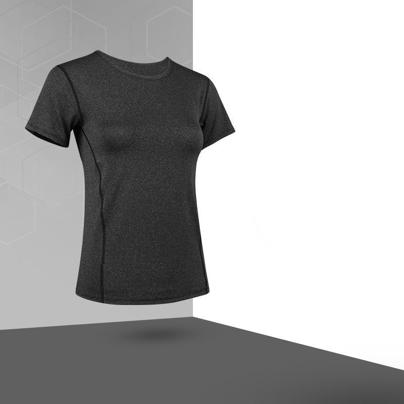 Summer Yoga Sweat Absorption Quick Drying Short Sleeve T-shirt